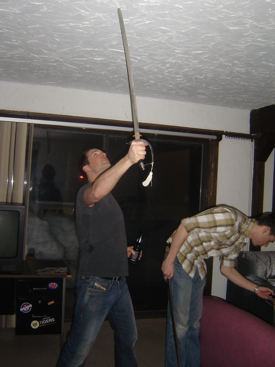 More Sword fighting by Nathan