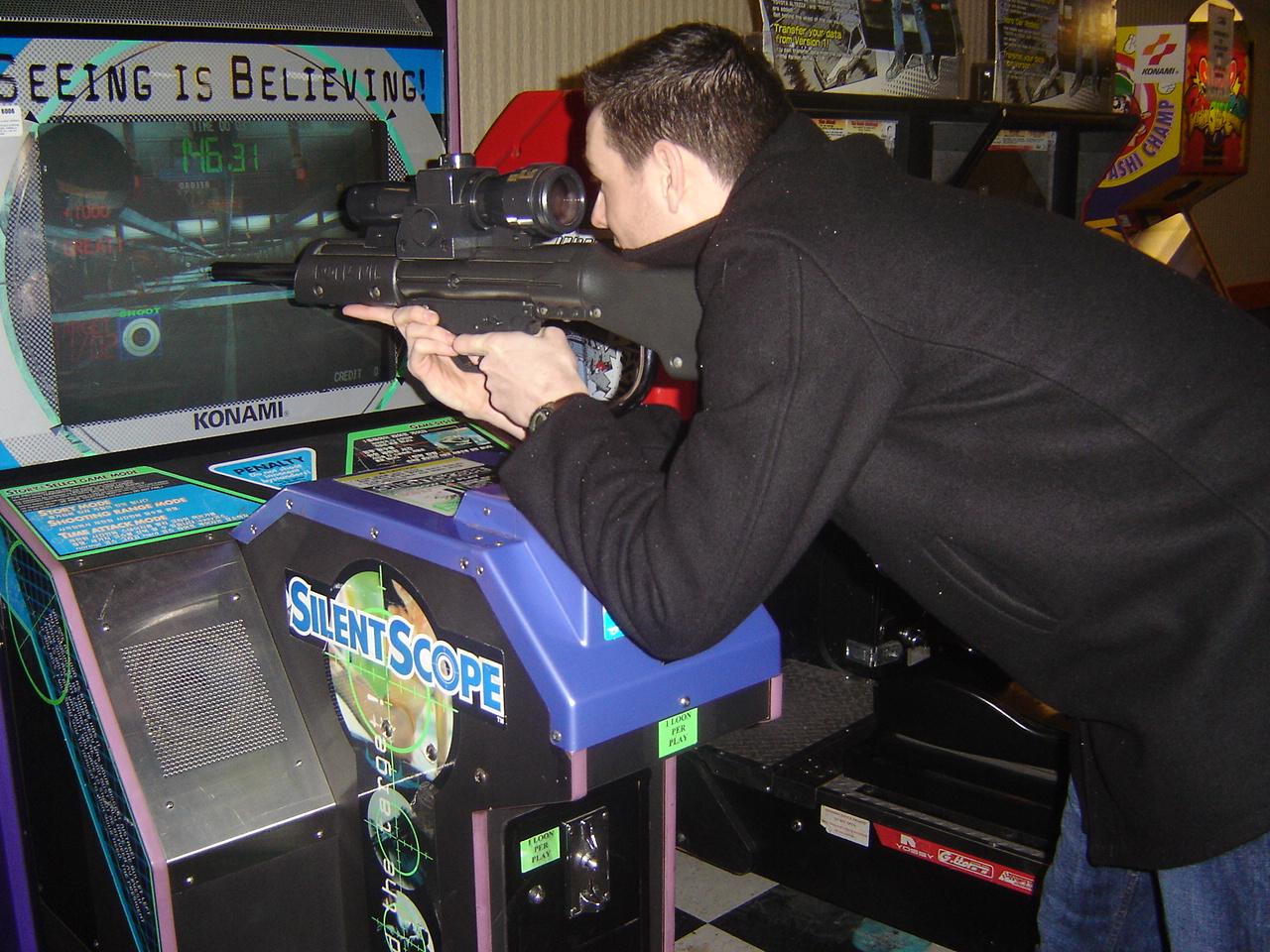 Chris Playing with yet another gun