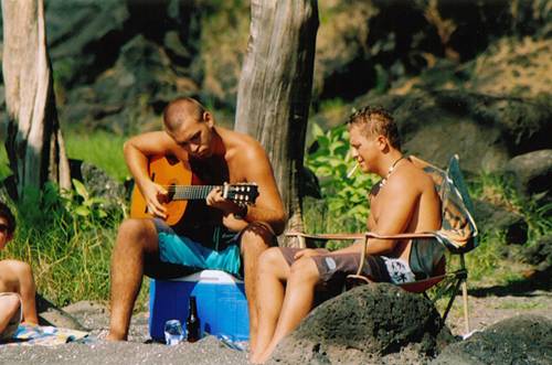 Kanikapli at Richardson's Beach
Hilo, HI  August 2005
Photo by Mitchell "Mickey"Lasco