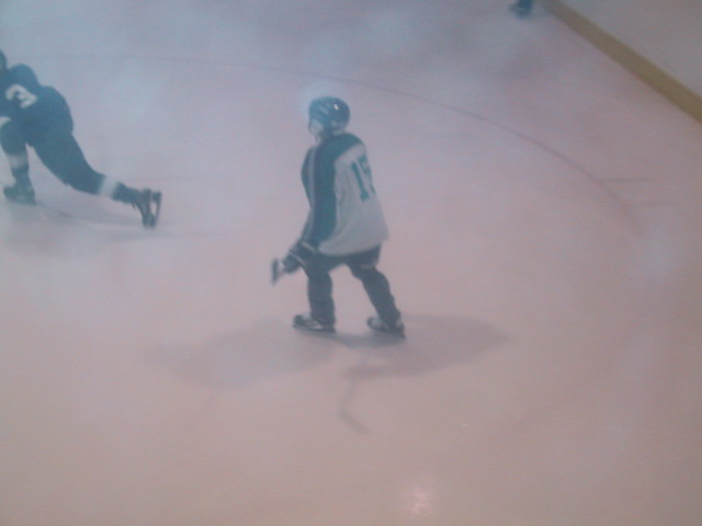 Shane #15, hockey in Kentville