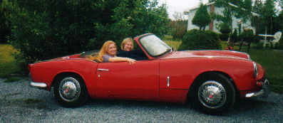 Me n Tammy in my uncle's car