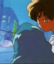 Haruka and Michiru looking at Usagi