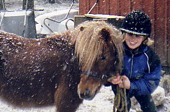Jag ser kn�pp ut tillsammans med minishettisen Lilleman vintern 2000