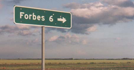 Forbes street sign