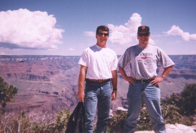 Tim and I at the Grand Caynon