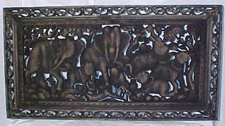 Teak screen
