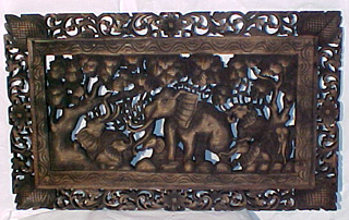 Teak screen