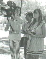 MICKY TAKING MOVIES WHILE SAMANTHA LOOKS ON