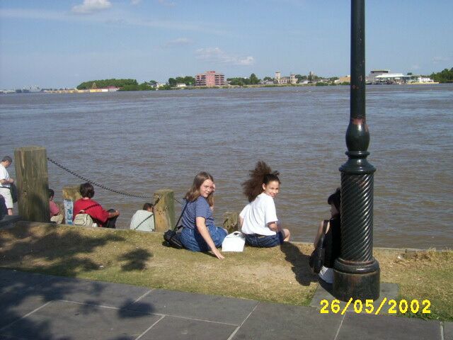 Stef & Paige on the Moonwalk