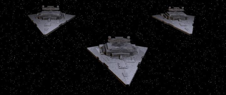 Made in Blender, Imperial Star Destroyers