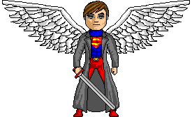 Superman as the Archangel Michael