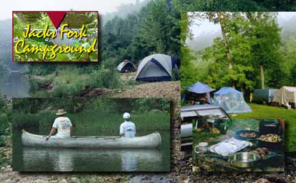 Upper Jacks Fork River campground