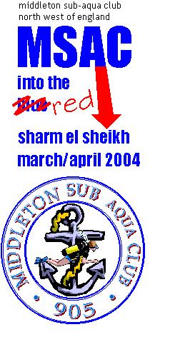 The T Shirt logo - seen on the coolest divers in the Red Sea!