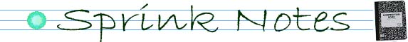 Sprink Notes