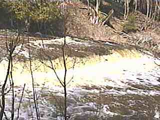 Au Train Falls, lower reaches