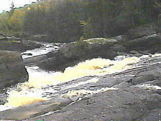 Sandstone Falls, from above