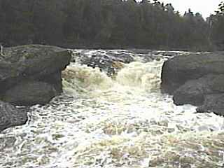 Sandstone Falls, from below