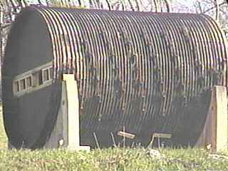 section of old flume