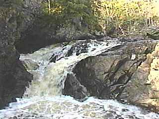 Powdermill Falls, entrance drop