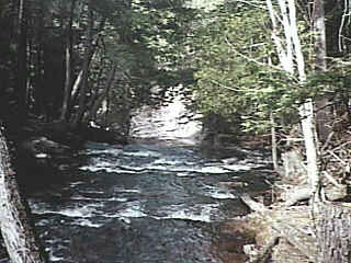 approach to a larger falls