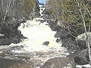 cascades (above put-in) on Poplar River