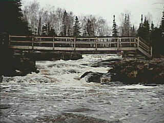 Trail Crossing (Superior Hiking Trail) (Note: bridge subsequently washed out)