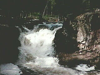 Falls on Stewart River