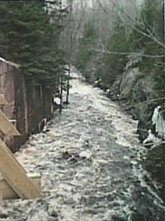 Rock Cut Falls downstream of bridge