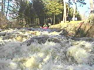Bull Falls, entrance