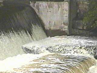leftmost 20' of dam