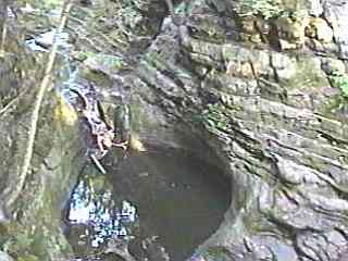 Pewitt's Nest - 3rd Falls, plunge-pool