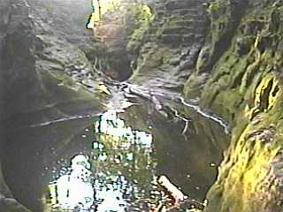 Pewitt's Nest - 3rd Falls plunge-pool