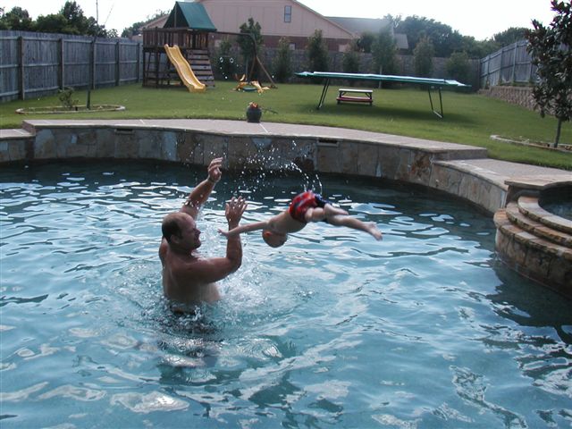 click on the image to return to the swimming pictures