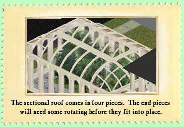 Sectional roof