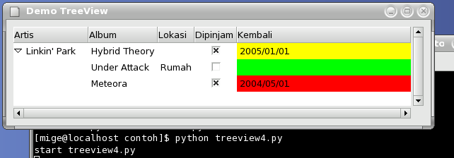 TreeView Attribute dengan fungsi