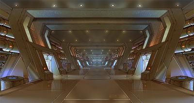 The illuminated corridor