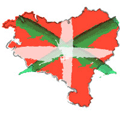 La ikurri&ntilde;a, bandera del Pa&iacute;s Vasco, y una parte de las que reclaman, el actual Pa&iacute;s Vasco. Piden tambi&eacute;n Navarra y el Pa&iacute;s Vasco Franc&eacute;s/Imagen:la web en general