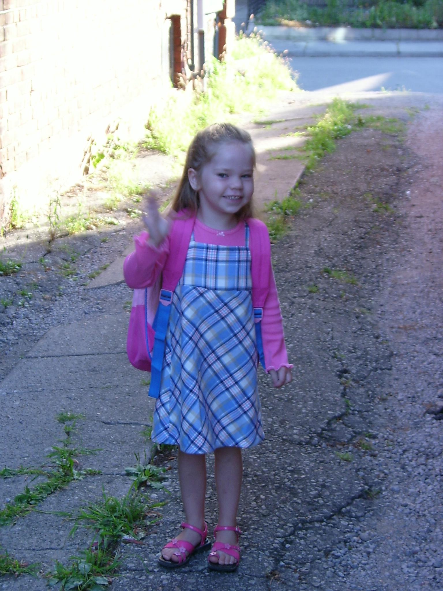 My first day of school 