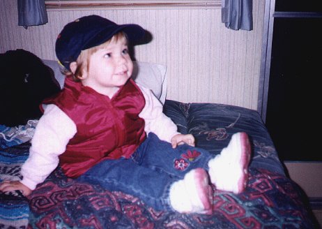 Me in my camping out.... It was cold