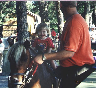 My very first Pony Ride.