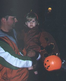 Trick-or-Treating with Daddy