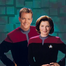 Star Trek: Voyager Picture of Janeway and Paris