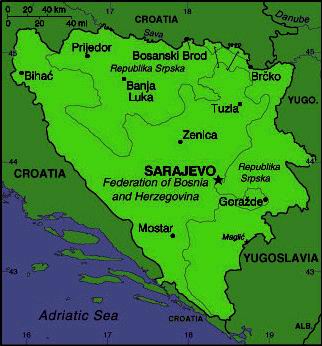 Tuzla is in Northeastern Bosnia, about 2-hours driving time north of Sarajevo.