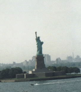 Sailing by the Statue of Liberty!