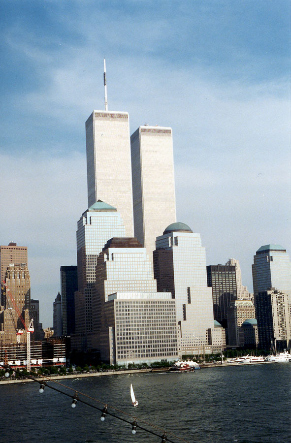 The World Trade Center as seen from the harbor!
