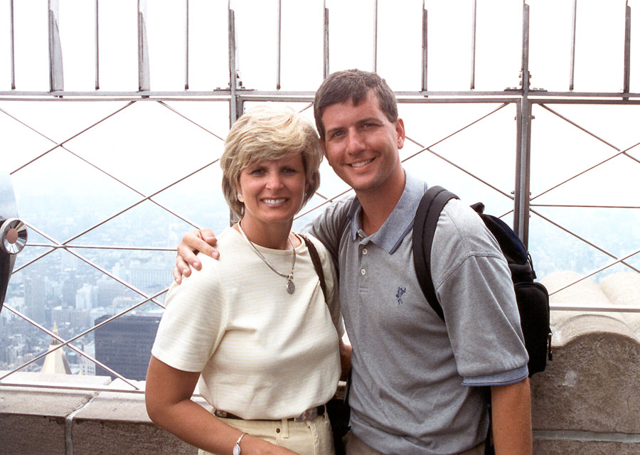 Picture of us on top of the Empire State Building!