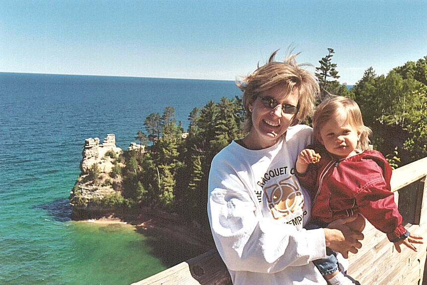 Mary & Katelyn at Pictured Rocks