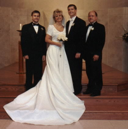 Aaron, Mary, Mike, and Mike's dad