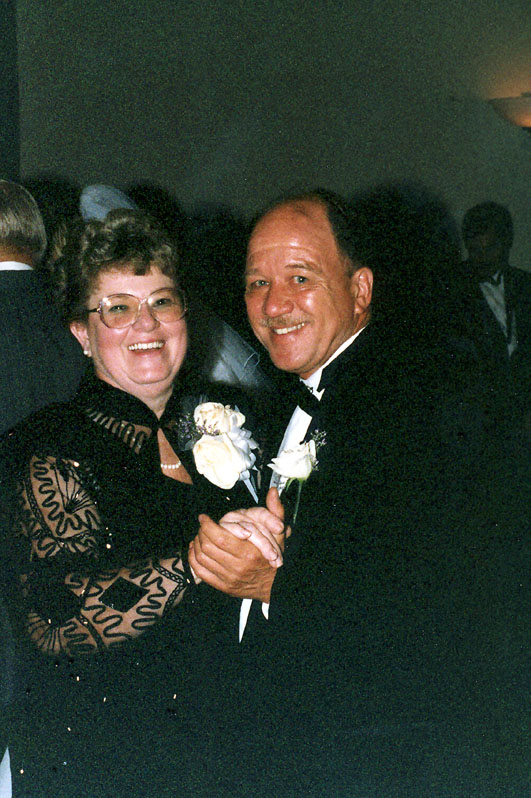 Mary's mom and Mike's dad on the dance floor!