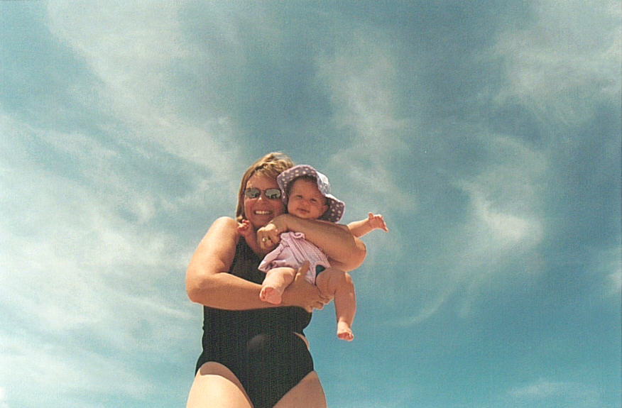 Mommy & Baby flying high